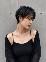 ゲイン(Gain)&nbsp;ショートカット×白髪ぼかし、ハイライト×縮毛矯正×髪質改善