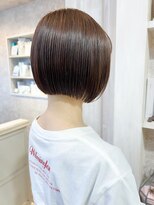 キャアリー(Caary) 福山市美容室Caary似合わせカットミニボブぱつんとボブ