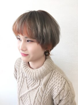 ラキ(laki) オレンジが可愛い♪インナーカラー