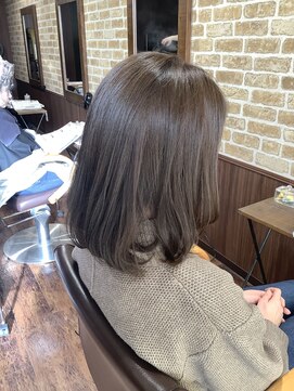 ヘアーデザイン グロウ(hair design Grow) 春の愛されワンレンボブ