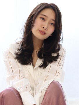 ヘアリゾート バレンタイン(hair+resort valentine) くびれ無造作Cカールセミディ