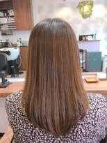 サロンパルヨン ヘアーアンドネイル(SALON paljon Hair&Nail) 前上がりうる艶ロング