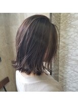 ラべリー 池袋(LOVELEY)&nbsp;【池袋】切りっぱなしボブ　ラベンダーグレージュ