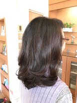 ヘアメイク エアー(hair make AIR)&nbsp;ミディアムスタイル。