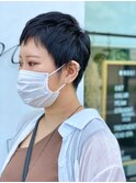 【志治幸佳】頭の形がきれいにみえるベリーショート