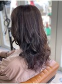 ピンクインナーカラー ピンクベージュ