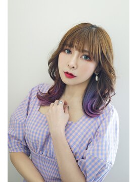 ヘアーサロン ココア(hair salon cocoa) 春色!透明感抜群のインナーカラー