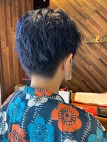 アデプト 金町店(adept)&nbsp;ハンサムショート×ネイビーカラー