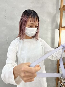 エンドリンク(endlink) ハイトーンパープル×ぱつっとロブ