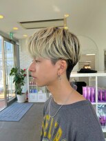 ディフィーノ 青山(DIFINO)&nbsp;【DIFINO 青山】メンズ/ツーブロックショート/ハニーブロンド