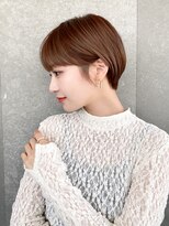 ロンド レグリーズ 立川(Lond leglise)&nbsp;ショート×顔周り×前髪×シルキーベージュ×グレージュカラー