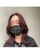 ラフェスタヘア 和歌山駅前店(Lafesta HAIR) 韓国風くびれヘア×ピンクパープル
