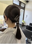 結婚式ヘアセット