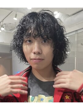 スー 渋谷(suu) メンズカットスパイラルパーマ波巻きスパイラル