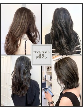 チョビー 銀座(chobii) 西/グレージュカラー/髪質改善/ヘルシースタイル/ハイライト