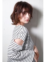 アディクト イースト 東陽町東口(addict EAST)&nbsp;ショコラアッシュ×ふんわり愛されカール＿ミディアム［東陽町］