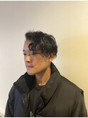 クセを活かしたパーマ風ミディアム