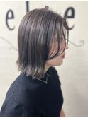 グレージュカラー×切りっぱなしボブ★