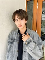 メンズバランス 天王寺店(Men's Balance)&nbsp;ツーブロック束感爽やかセンターパート×シークレットパーマ