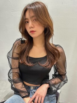 ロンド パルティール 大宮(Lond partir) 韓国くびれレイヤースタイルブラウンカラー