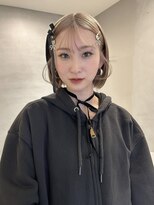 ペレ 梅田(PELE)&nbsp;前髪/アンブレラカラー/こなれミディ/イメチェン/ウェーブパーマ