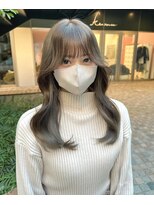 クム(kumu)&nbsp;レイヤーカット/前髪カット/顔周りカット/シースルー/名古屋/栄