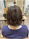 外ハネボブパーマ