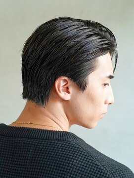 テン 心斎橋(tenn.) ビジネスショートツイストスパイラルパーマツイストパーマ●