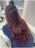 【Rina】ブリーチなしダブルカラーRedPink☆*。