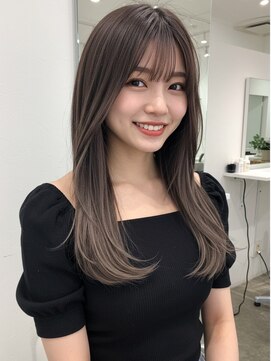 エル 新小岩(elu) 美髪/ワイドバング/レイヤーカット/くすみベージュ/新小岩駅