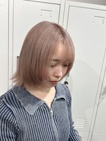 ユウル 横浜(juhl.)&nbsp;ミルクティーカラーマロンベージュカラーブリーチダブルカラー