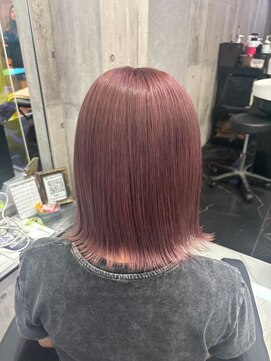 ミニョン(mignon) 韓国/ダブルカラー/ブリーチ/ピンク/学割U24/新越谷/南越谷/草加