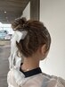 【お呼ばれ&特別なイベントに◎】アップスタイルヘアセット¥5500