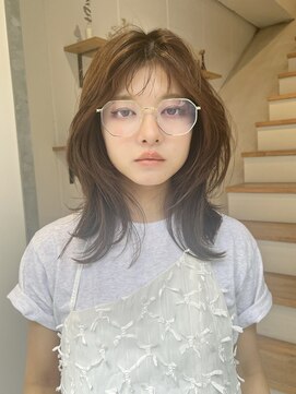 ベージュカラー/レイヤーカット