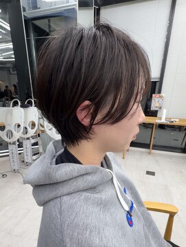 ビューナゴヤ 名駅(VIEW NAGOYA) ショート/オリーブカラー/髪質改善/白髪ぼかし/小顔