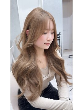 ロンド レア 天神大名店(Lond Le’a) 着物/ミディアムレイヤーカット/似合わせカット/大人ガーリー