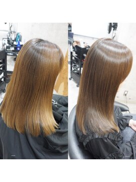 ヘアテリア リュウ 大塚(hair teria ryu) 縮毛矯正/髪質改善縮毛矯正/前髪縮毛矯正/表面ハーフ矯正