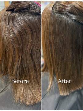 ハイパー(HYPER) 酸性ストレートでクセ、膨らみを改善