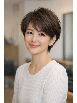 カシココ193(casicoco193.)の写真/オトナ女性のお悩み解消☆自宅で再現できる似合わせカットが人気◎個性・魅力を最大限引き出します!