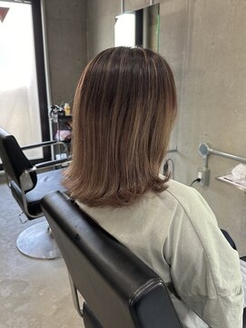 ラック(LUCK) 白髪ぼかし/バレイヤージュ/船橋/ケアブリーチ/似合わせカット