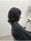 パーマで作るウルフカット