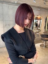 スクリーンギンザメゾン 銀座(SCREEN GINZA MAISON.) ミルクティーブロンド/ダークブルー/デジタルパーマ 銀座