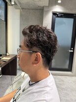 アッシュ 武蔵新城店(Ash) 七三毛流れパーマ