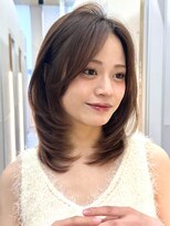 クラン バイ ヘッドライト たまプラーザ店(clan by HEADLIGHT)&nbsp;ひし形ミディアムレイヤーワンカール