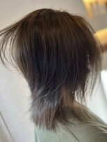 エリン バイ リル ヘアー 本陣(eLin by LiL hair)&nbsp;ウルフ×カーキグレージュ
