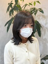 ルーチェ(Lu-che)&nbsp;【今話題のミントカラー】ミントグレージュ×結べるくびれボブ