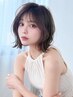 【9~11月平日限定】カット+リタッチカラー+3stepトリートメント¥6900(税込)
