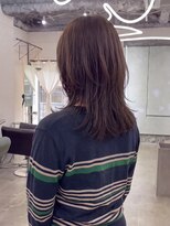 エシカ(ethica)&nbsp;【ethica_南船場】ミディアムレイヤー/バックスタイル/暗髪/20代