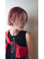花鳥風月&nbsp;ハイトーンピンクベージュ×洗練シンプルボブ