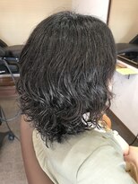 ちいさな美容室 庵(an)&nbsp;忙しいママにもオススメな揺れ動くウェーブ スタイル☆